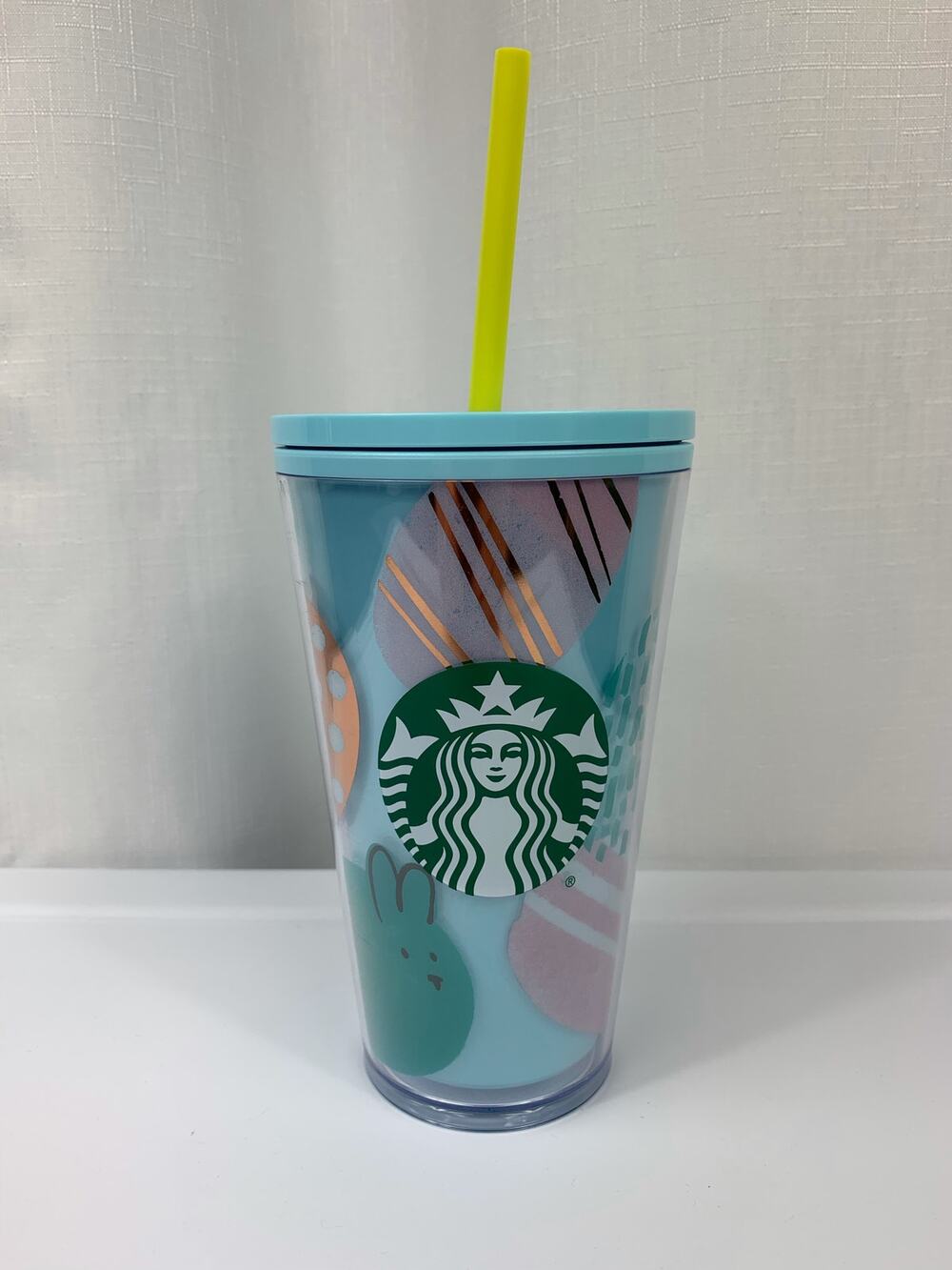 50% OFF Starbucks Easter Tumbler Cold Drink 16 Oz 2020 Collectible Bunny Eggs